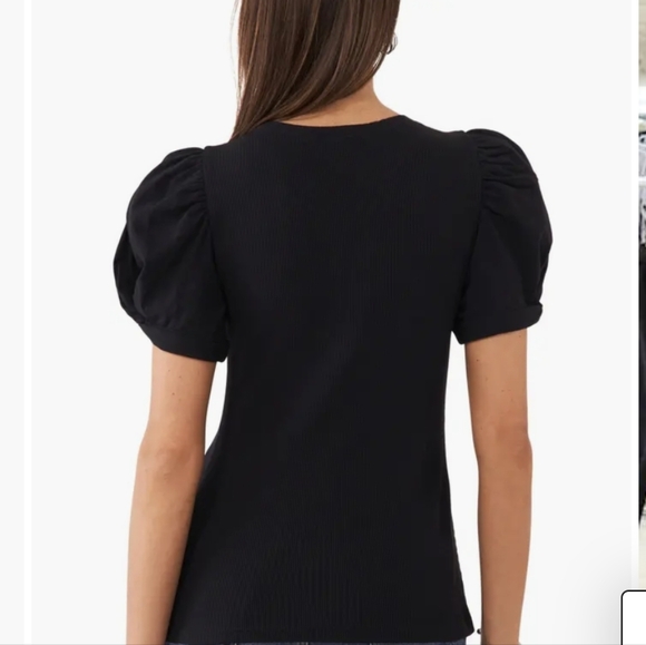 Misia black puff sleeve - Picture 2 of 10